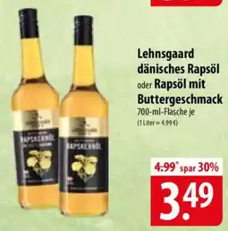 Famila Nord Ost Lehnsgaard dänisches Rapsöl oder Rapsöl mit Buttergeschmack Angebot
