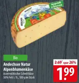 Famila Nord Ost Andechser Natur Alpenblumenkäse Angebot