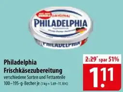 Famila Nord Ost Philadelphia Frischkäsezubereitung Angebot