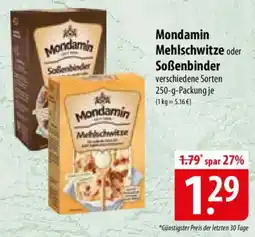 Famila Nord Ost Mondamin Mehlschwitze oder Soßenbinder Angebot