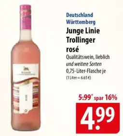 Famila Nord Ost Junge Linie Trollinger rosé Angebot