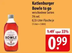 Famila Nord Ost Katlenburger Bowle to go Angebot