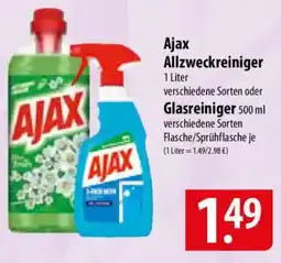 Famila Nord Ost Ajax Allzweckreiniger oder Glasreiniger Angebot