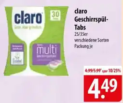 Famila Nord Ost claro Geschirrspül Tabs Angebot
