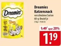 Famila Nord Ost Dreamies Katzensnack Angebot