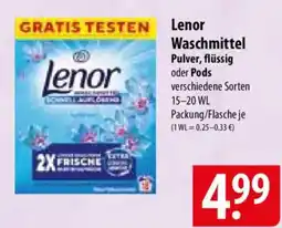 Famila Nord Ost Lenor waschmittel Angebot