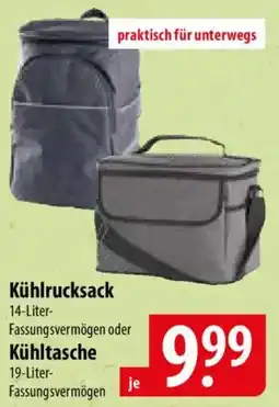 Famila Nord Ost Kühlrucksack oder Kühltasche Angebot