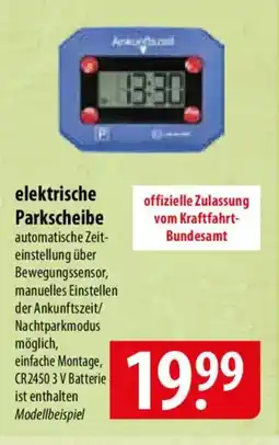 Famila Nord Ost elektrische Parkscheibe Angebot