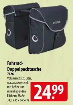 Famila Nord Ost Prophete Fahrrad Doppelpacktasche Angebot