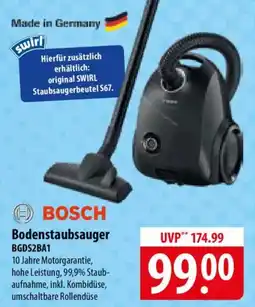 Famila Nord Ost BOSCH Bodenstaubsauger BGDS2BA1 Angebot