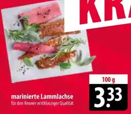 Famila Nord Ost marinierte Lammlachse Angebot
