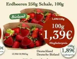 LPG Biomarkt Erdbeeren Angebot
