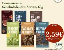 LPG Biomarkt Benjamissimo Schokolade Angebot