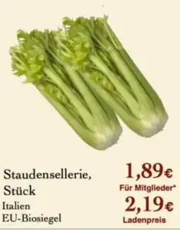 LPG Biomarkt Staudensellerie Angebot