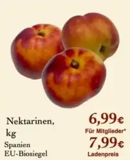 LPG Biomarkt Nektarinen Angebot