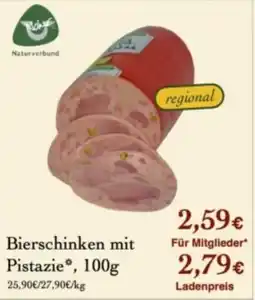 LPG Biomarkt Bierschinken mit Pistazie Angebot