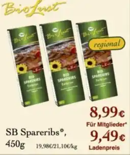LPG Biomarkt SB Spareribs Angebot