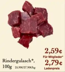 LPG Biomarkt Rindergulasch Angebot