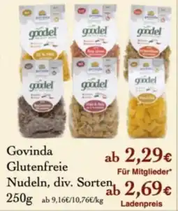 LPG Biomarkt Govinda Glutenfreie Nudeln Angebot