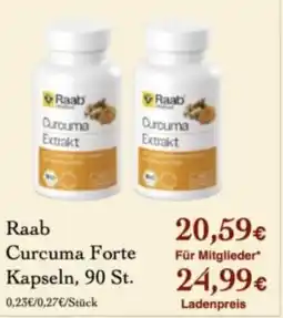 LPG Biomarkt Raab Curcuma Forte Kapseln Angebot