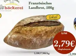 LPG Biomarkt Französisches Landbrot Angebot