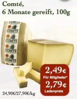 LPG Biomarkt Comté, 6 Monate gereift Angebot