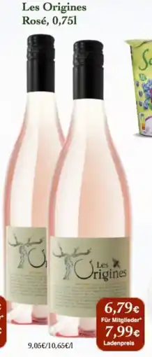 LPG Biomarkt Les Origines Rosé Angebot