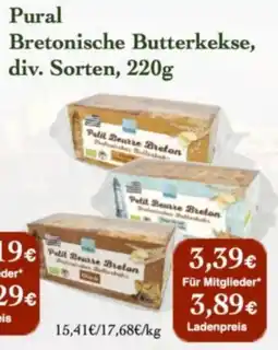 LPG Biomarkt Pural Bretonische Butterkekse Angebot