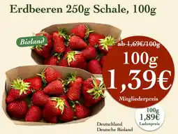 LPG Biomarkt Erdbeeren Angebot