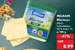 Kaufland MILRAM Müritzer Angebot