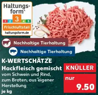 Kaufland K-WERTSCHÄTZE Hackfleisch gemischt Angebot