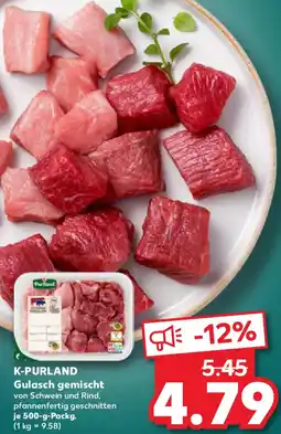 Kaufland K-PURLAND Gulasch gemischt Angebot