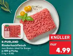 Kaufland K-PURLAND Rinderhackfleisch Angebot