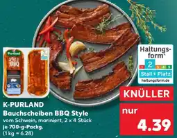 Kaufland K-PURLAND Bauchscheiben BBQ Style Angebot