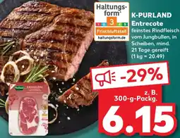 Kaufland K-PURLAND Entrecote Angebot