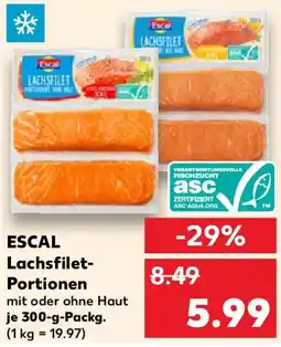 Kaufland ESCAL Lachsfilet Portionen Angebot