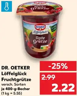 Kaufland DR. OETKER Löffelglück Fruchtgrütze Angebot