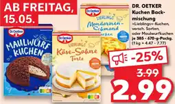 Kaufland DR. OETKER Kuchen Backmischung Angebot