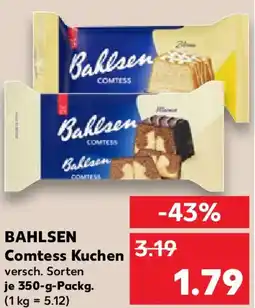 Kaufland BAHLSEN Comtess Kuchen Angebot