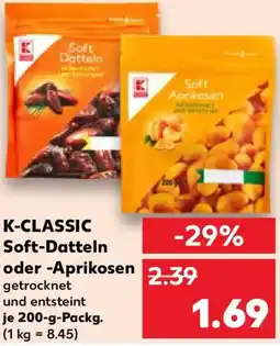 Kaufland K-CLASSIC Soft-Datteln oder Aprikosen Angebot