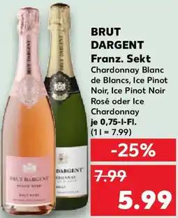 Kaufland BRUT DARGENT Franz. Sekt Angebot