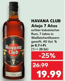 Kaufland HAVANA CLUB Añejo 7 Años Angebot