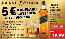 Kaufland JOHNNIE WALKER Black Label Whisky Angebot