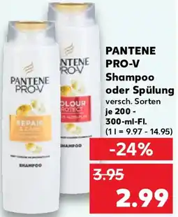 Kaufland PANTENE PRO-V Shampoo oder Spülung Angebot