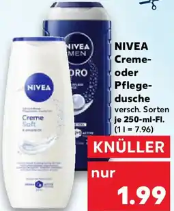 Kaufland NIVEA Creme oder Pflegedusche Angebot