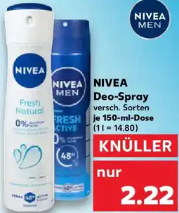 Kaufland NIVEA Deo-Spray Angebot
