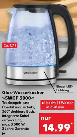 Kaufland Silvercrest Glas-Wasserkocher SWGF 3000 Angebot