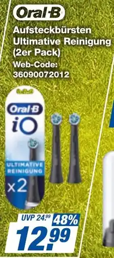 expert Techno Land Oral-B Aufsteckbürsten Ultimative Reinigung (2er Pack) Angebot