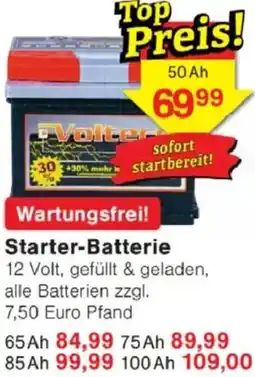Jawoll Starter-Batterie Angebot