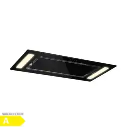 Netto Marken-Discount Remy Deckenhaube 90 cm 619 m³/h 230W 3 Stufen Fernbedienung Schwarz Ohne Ersatz-Filter Angebot